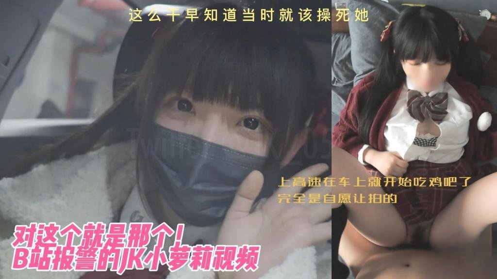 【JK小萝莉】对这个就是那个B站报警的JK小萝莉视频 上高速在车上就开始吃鸡吧了